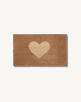 Doormat embossed heart