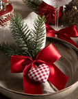 Hanging Decoration Heart Gingham
