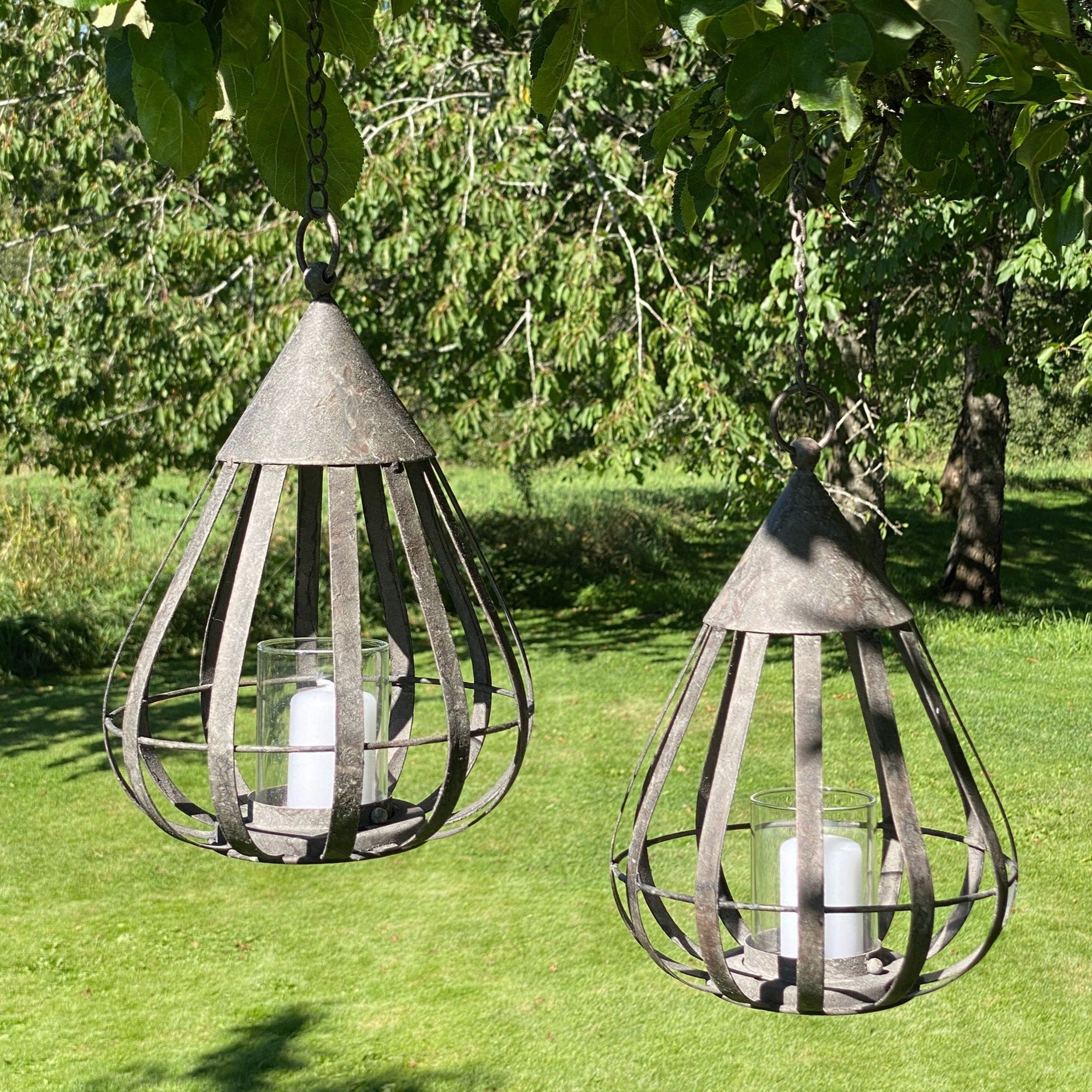 Lantern Drop Hanging Metal