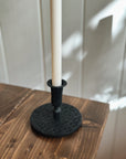 Candle holder f/1.3 cm candle w/block