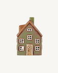 House f/tealight Nyhavn brown door