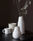 Vase, Grey/White
