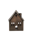 House Candle holder for slim candles - Brown