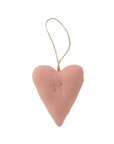Fabric hearts red
