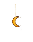 Hanging glass moon
