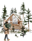 Card Cabin the woods