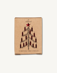 Box with 12 Christmas Candles - Red