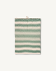 Tea Towel - dark green stripes