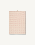 Tea towel with small red hearts