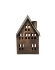House Candle holder for slim candles - Brown