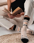 Cozy Nordic Socks for Women - Beige