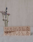 Card and flower holder flower meadow