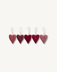 Fabric Hearts Red