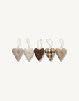 Fabric Hearts brown My Nostalgic Christmas