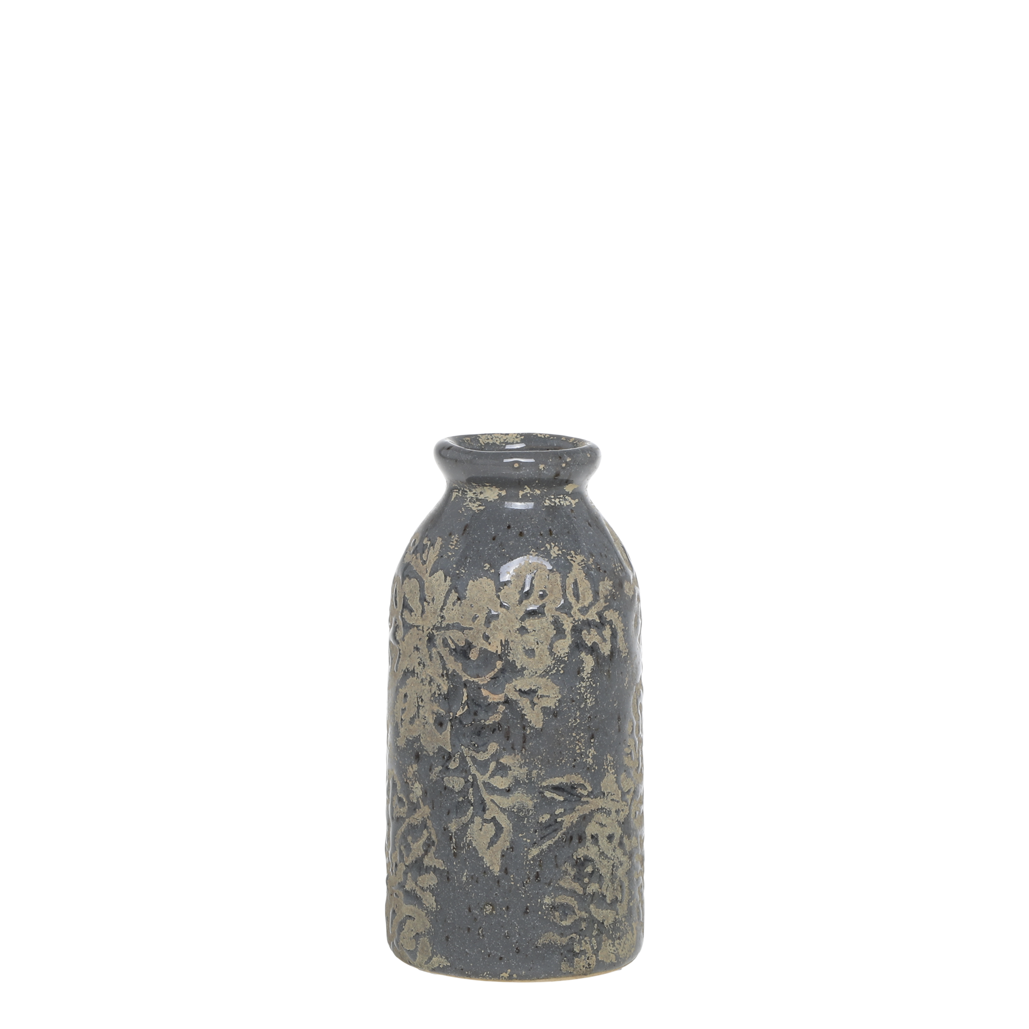 Jar with flower pattern