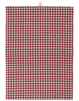 Tea towel with natural checks