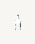 Glass Bottle with Cork Transparent