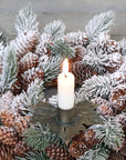 Leaf Candle Holder with spear