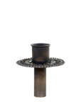 Candle holder for bottle