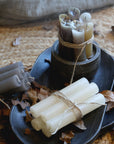 Short Dinner Candle rustic
