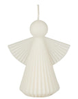 Angel candle grooved paraffin