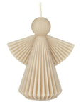 Angel candle grooved paraffin