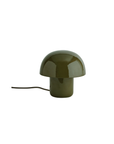 Candeeiro de mesa esmaltado - verde escuro