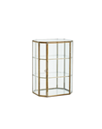 Partitioned glass box