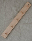 Hook rack with card holder