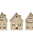 House Candle holder for slim candles - Beige