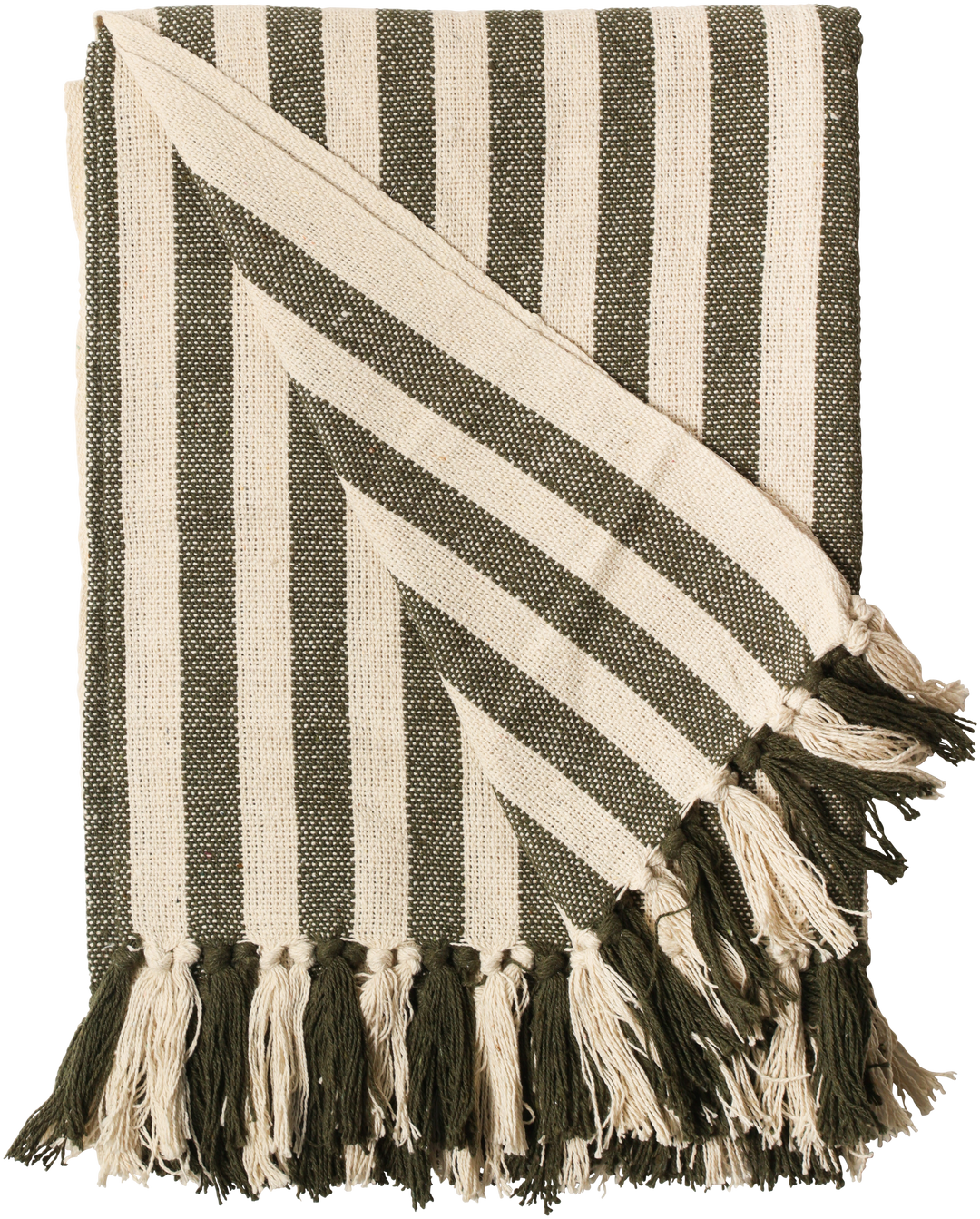 Throw, Stripe-Pine/Nature