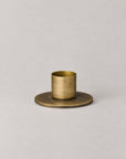 Candle holder - Brass flat base for 2.2cm candle