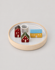 Coze Candle Holder, White, Stoneware
