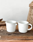 Milk and sugar set, Grey/White