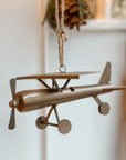 Plane Hanging Brass