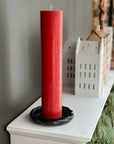 Christmas Advent candle - Red