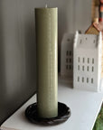 Christmas Advent candle - Dusty Green