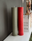 Christmas Advent candle - Red