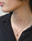 Vintage Heart Neckless Old Pink