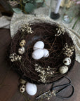 Coroa de galhos naturais