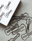 Clips de papel -guitarra
