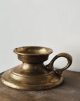 Antique GILDE Brass Candle Holder