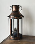 Vintage Copper Nautical Style Oil Lantern