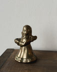 Candelabro de niña ángel antiguo