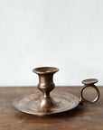 Vintage Walking Brass Candle Holder