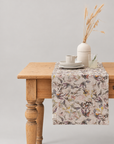 Caminho de Mesa em Linho Natural - Meadows