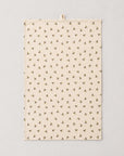 Tea Towel natural with cones on twigs