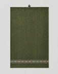 Tea towel moss green