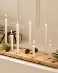 Candle holder wood board
