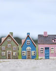 House f/tealight Nyhavn blue door
